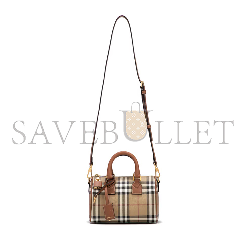 Bv*b*rry mini check bowling bag 80713571 (18.5*12*11cm)